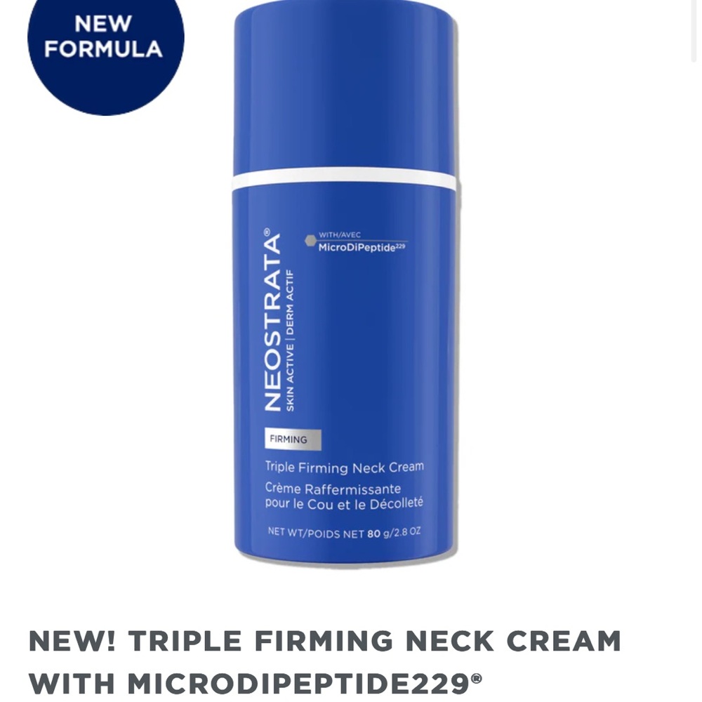 Neostrata Triple Firming Neck Cream with MicroDiPeptide229 - NEW!!!